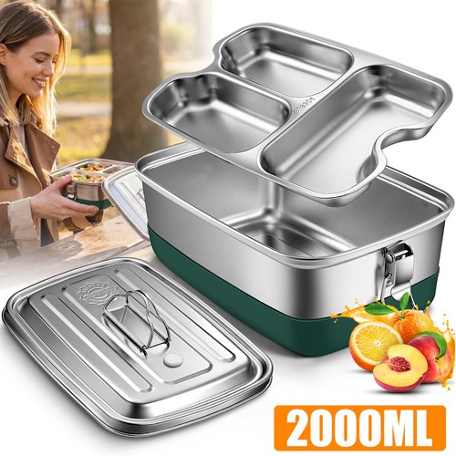 Stainless steel lunch box - stainless,