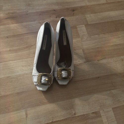 Zara white heels - zara,