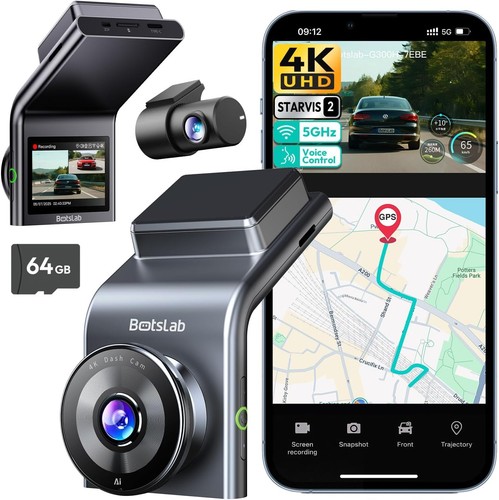 Dual dash cam front - 4k,