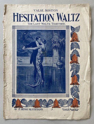 1913 antique piano - music, score
