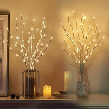 4x LED Twig Lights Prelit