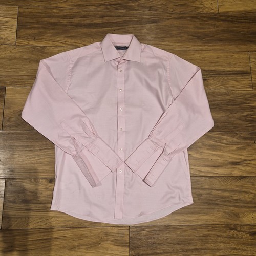 Men pink shirt slim fit - m&s,