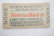 1956 Bourne End GWR Platform