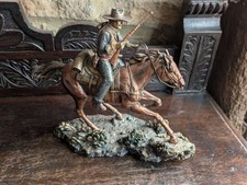 John Wayne Galloping Thunder Tall In The Saddle Bradford Exchange Ltd. Ed Large