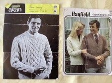 Sunbeam & Hayfield knitting