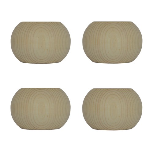 Set large wooden pine - set, 4