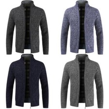 Mens Winter Funnel Collar Zip