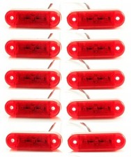 12/24V LED 10x Small Rear Position Marker Lights Bus Lorry Truck Chassis Car