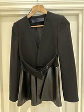 Zara Black Jacket Peplum With