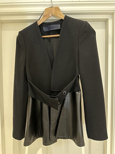 Zara black jacket - peplum, with