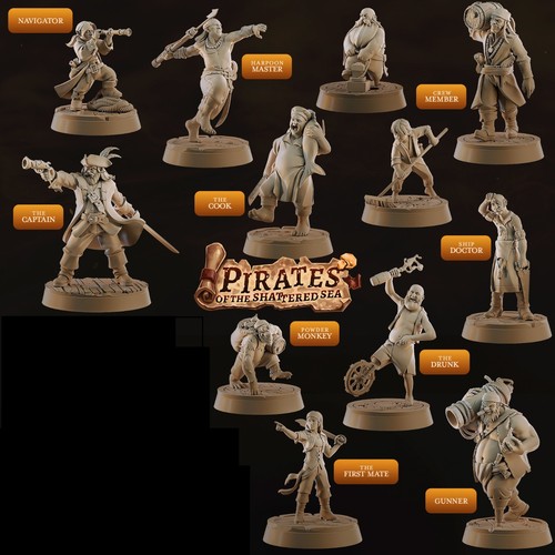Pirate crew set dungeons - crew,