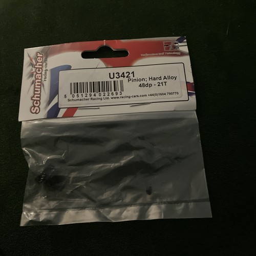 Schumacher pinion hard - pinion;, alloy