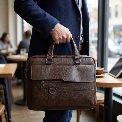 Mens briefcase satchel bag - mens,