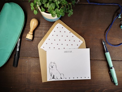 Pomeranian luxury notecards - luxury,