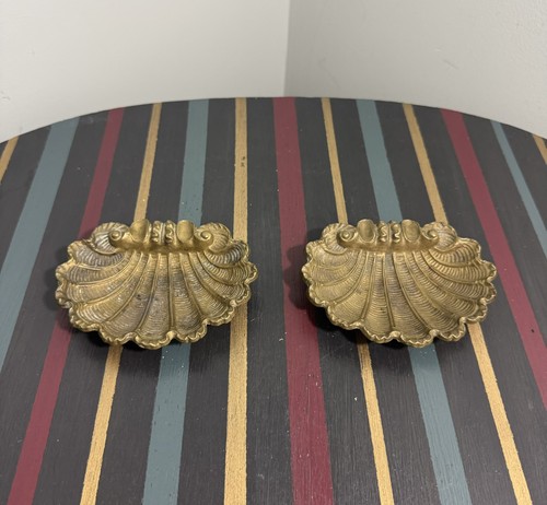 Vintage solid brass shell - vintage,