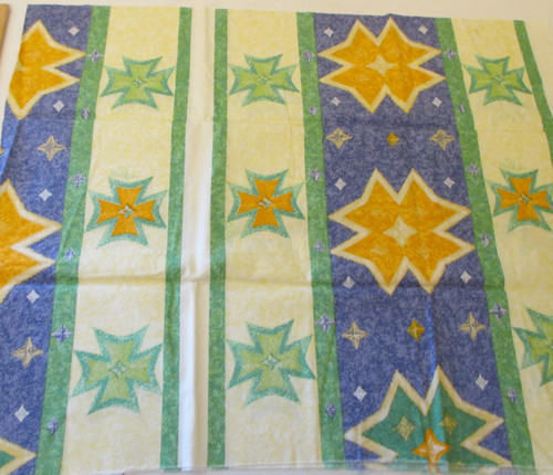 Cotton fabric welsh geometric - cotton,