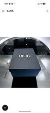 Authentic Dior Blue Empty Shoe Gift  Storage Box Measures 13.75”x10”x5.5”