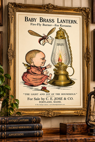Dietz baby brass lantern - baby,