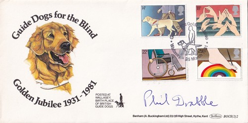 Fdc guide dogs - fdc, signed
