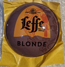 Leffe Blonde Round Fish Badge