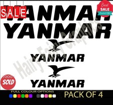 Yanmar engine decal Motorboat