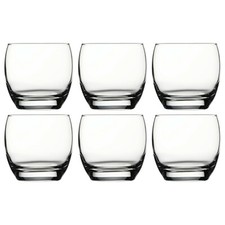Pasabahce Barrel Set Of 6 Tumbler Whisky Scotch Drinking Glasses Gift 340ml