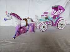 1995 Vintage FANTASY FILLIES KRISTEL UNICORN HORSE DRAWN CARRIAGE 