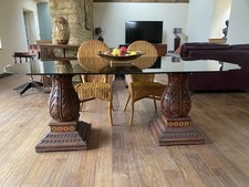 Designer Glass Topped Dining