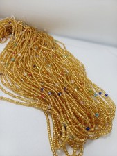 Gold mix waist beads tie - mix, on