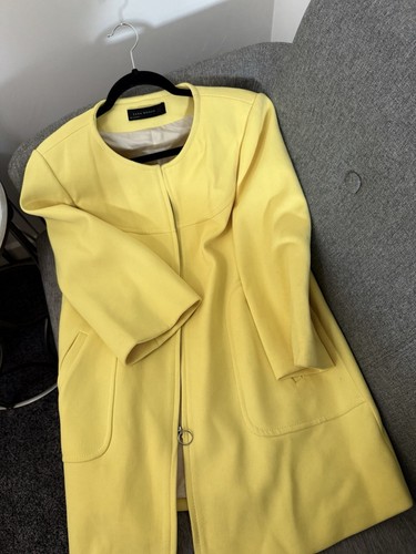 Zara yellow coat - zara,