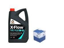 MAHLE OIL FILTER AND 5 LITRES