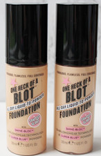 2 Bottles 30ml Soap & Glory One Heck Of A Blot All Day Liquid Powder Foundation