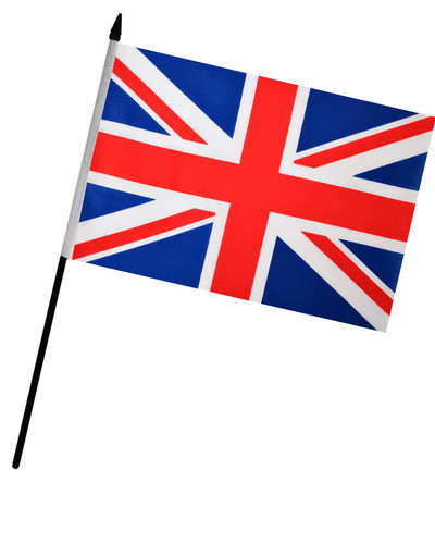 Union jack hand flag - union, (9"