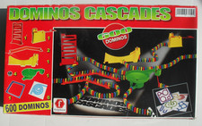 Dominos Cascades 600 Small Dominoes Run Toy Game Complete