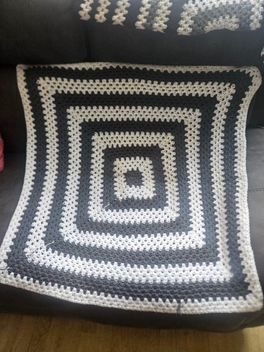 Soft comfy hand crocheted - soft,