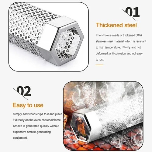 Heavy duty bbq smoker box - smoker,