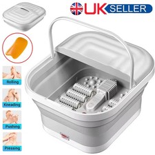 Electric Infrared Foot Massager Wet Bath Spa Relax Therapy Pedicure Soothing UK