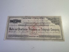 1892 BODIE and HAWTHORNE