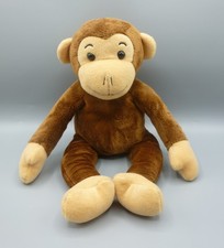 Sainsburys Brown Chimp Monkey Baby Comforter Soft Plush Beanie Toy 13"