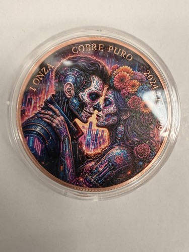 1oz solid copper colourised - copper,