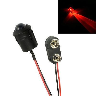 Large flashing red 10mm led - flashing,