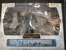 Star Trek Enterprise Broken Bow Deluxe Captain Archer Bridge Base Sealed