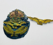 WW2 Pathfinder Badge with RAF Officer's Cap Badge