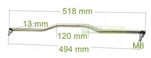 Tie rod steering for mcculloch - for,