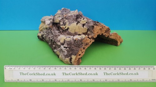 Cork bark reptile hide - bark, cave