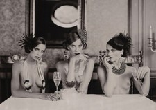 Nude Wine Art Print A4 Sexy