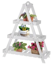 3-Tier Triangular Wooden Plant
