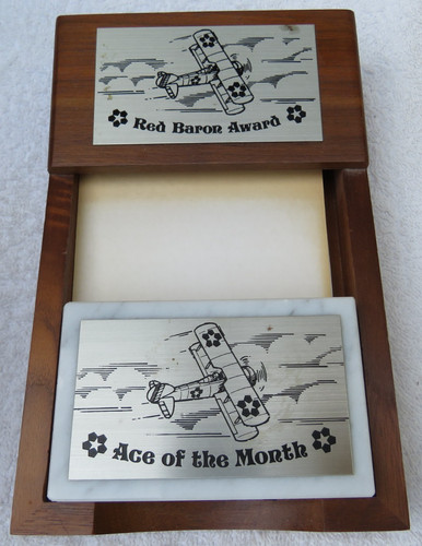 Vintage red baron award - red,