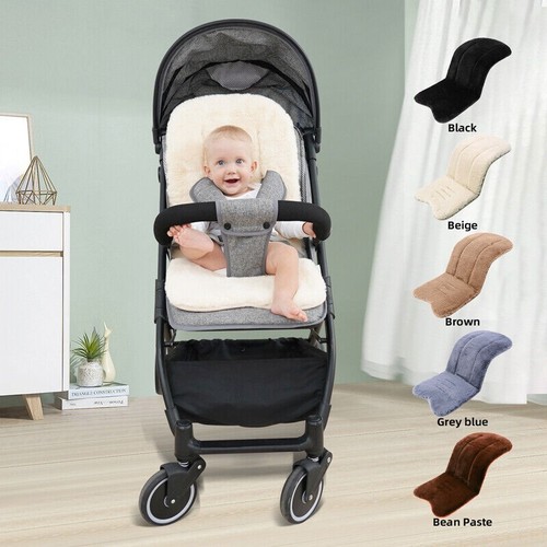 Winter faux fur stroller seat - faux,