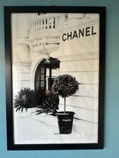 Huge Framed Canvas Print Chanel Style Wall Art